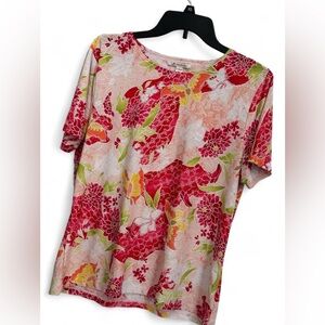 Size Large Floral Print Women's Top